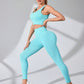 Scoop Neck Wide Strap Top and Pants Active Set