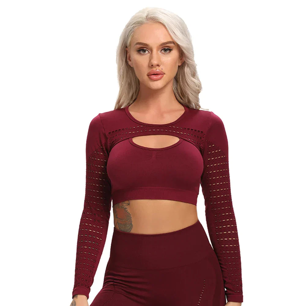 Long Sleeve Workout Tops for Women