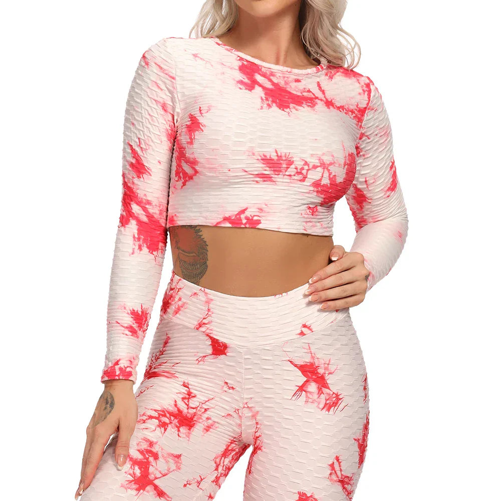 Sexy Training Textured Yoga Top