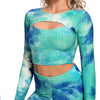 Sexy Training Textured Yoga Top