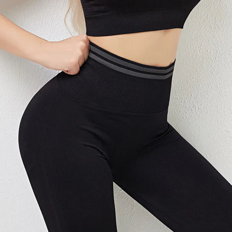 High Waist Push Up Workout Elastic Tights
