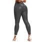 Leather Women Fashion Thick Leather Pant