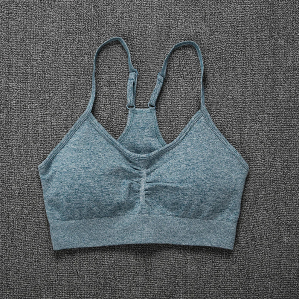 Seamless Sexy Yoga Vest Workout Sports Bra