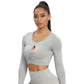 Solid Sportswear Sexy Gym Top