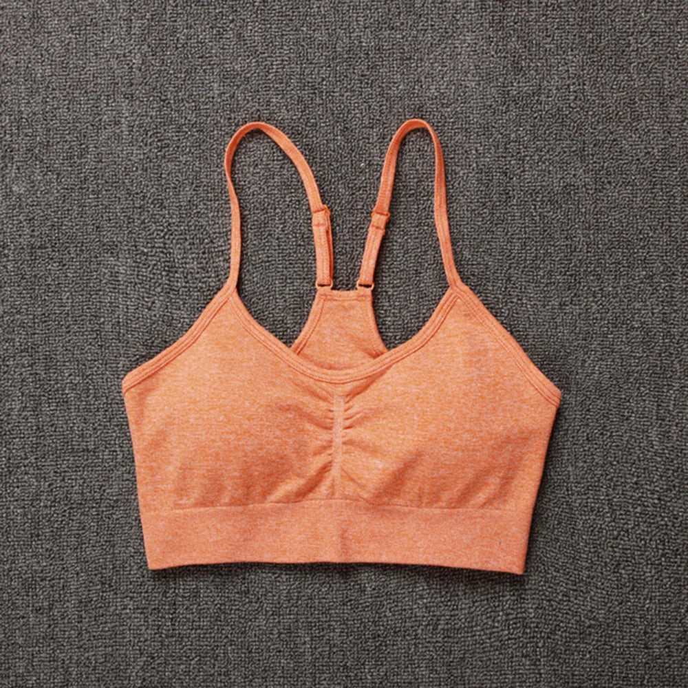 Seamless Sexy Yoga Vest Workout Sports Bra