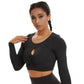 Solid Sportswear Sexy Gym Top