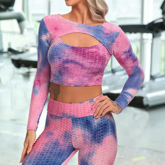 Sexy Training Textured Yoga Top
