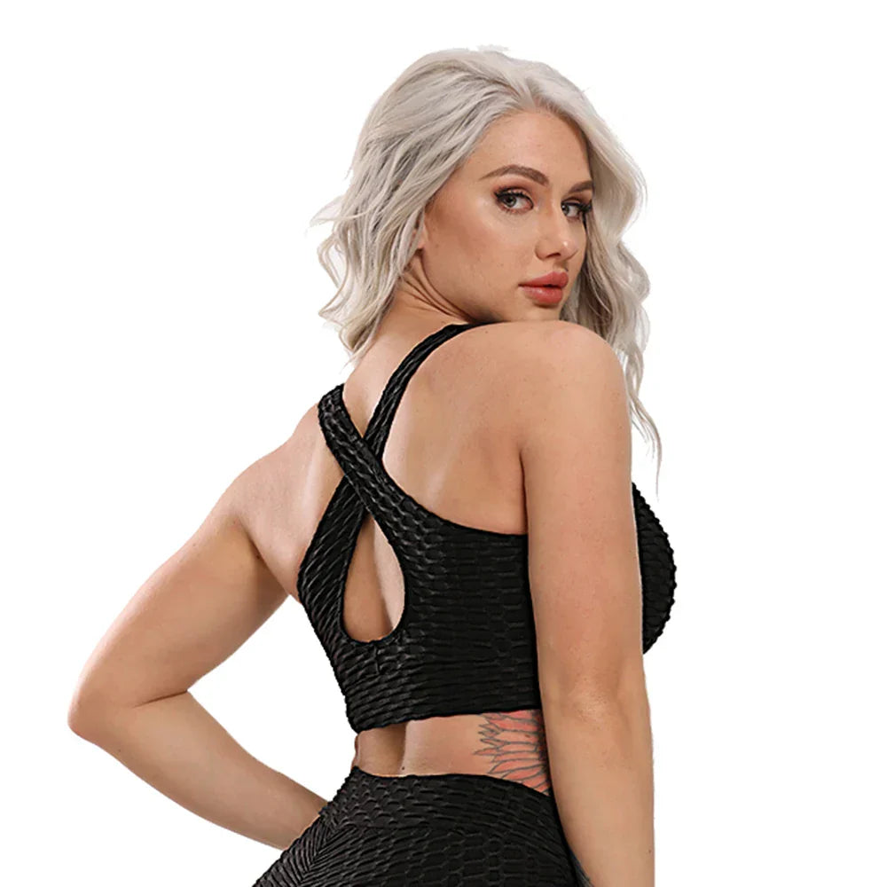 Sexy Backless Yoga Tops for Fitness