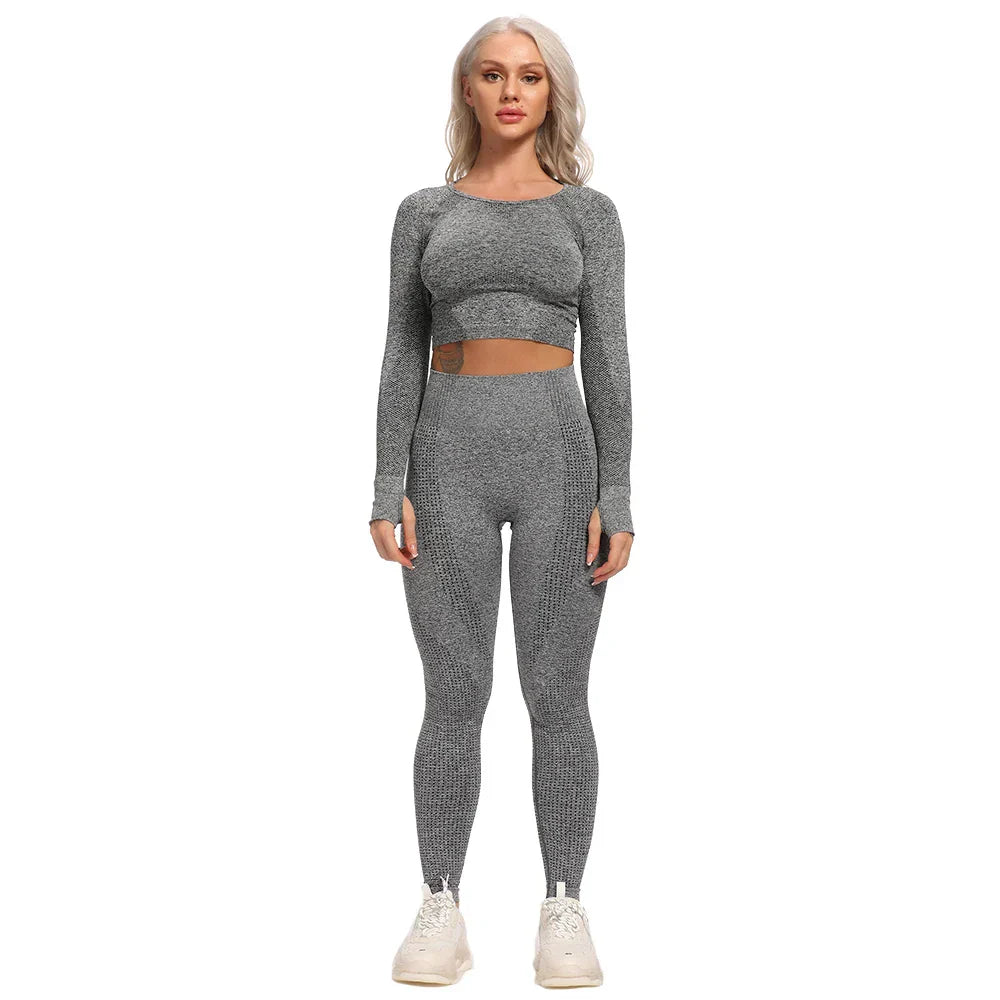 Women Long Sleeve Tracksuit Active Wear