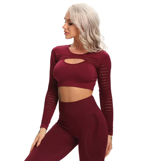 Long Sleeve Workout Tops for Women
