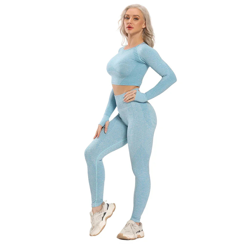 Women Long Sleeve Tracksuit Active Wear