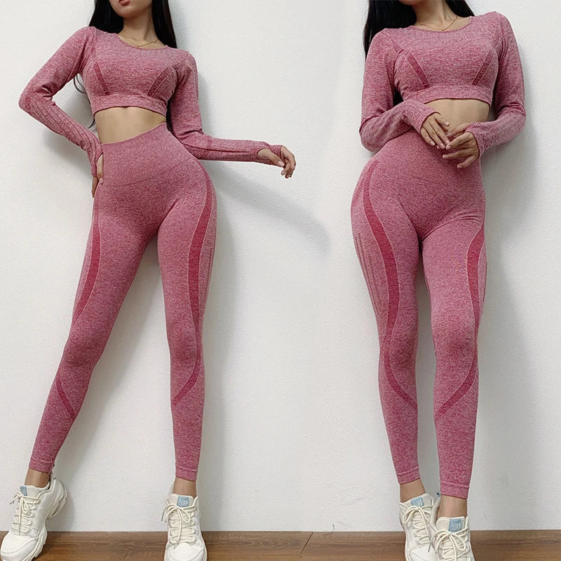 Seamless Sportswear Gym Sports Suits
