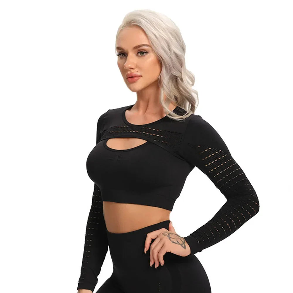 Long Sleeve Workout Tops for Women