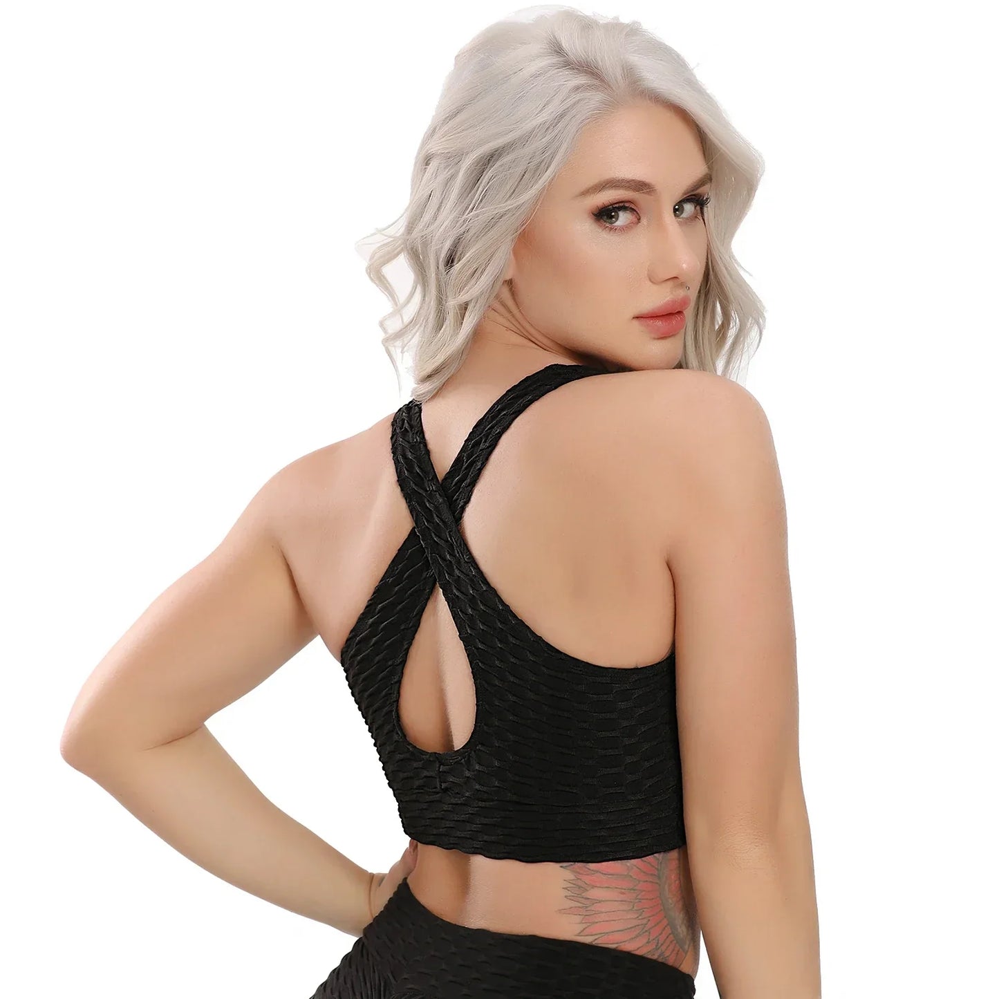 Seamless Sexy Yoga Vest Workout Sports Bra