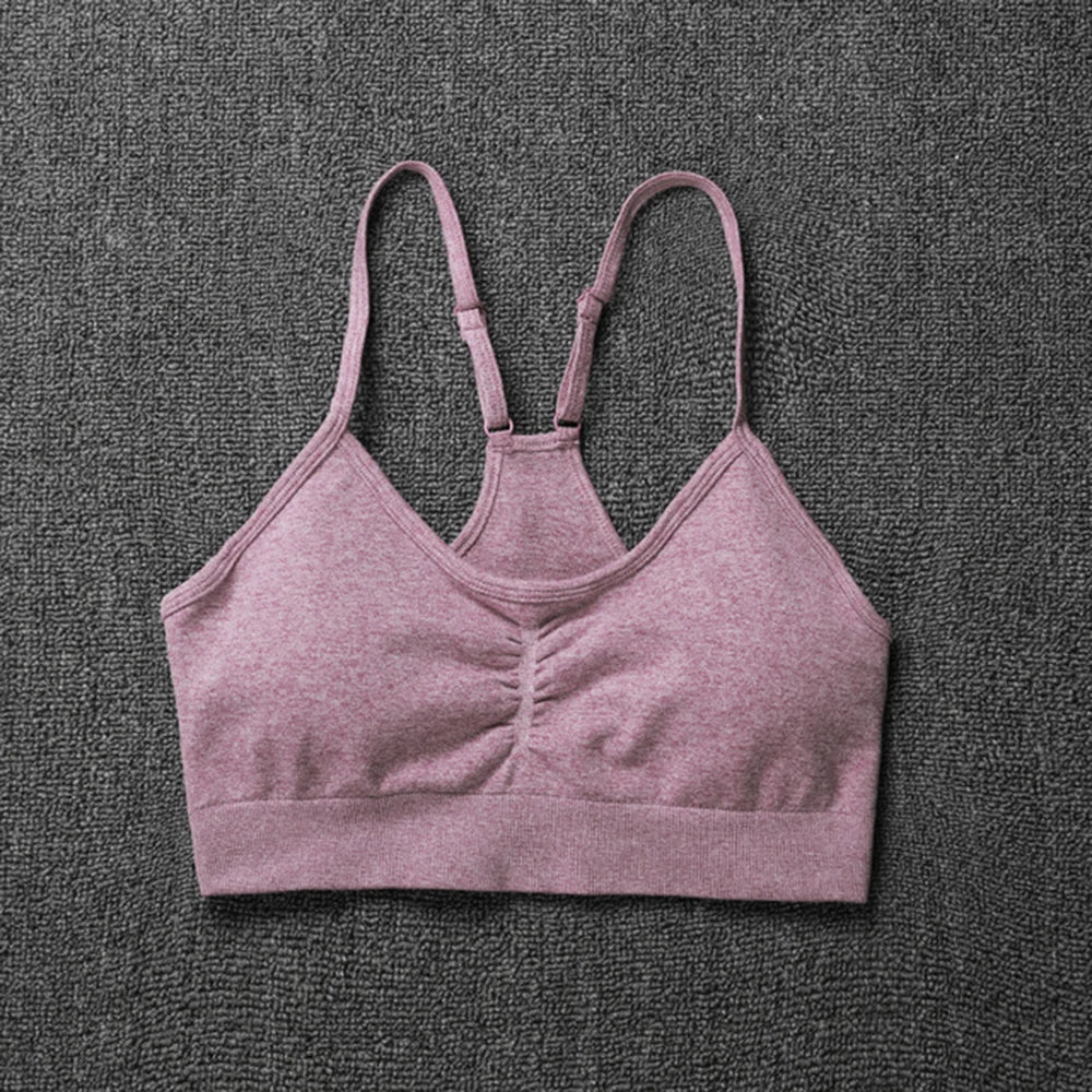 Seamless Sexy Yoga Vest Workout Sports Bra