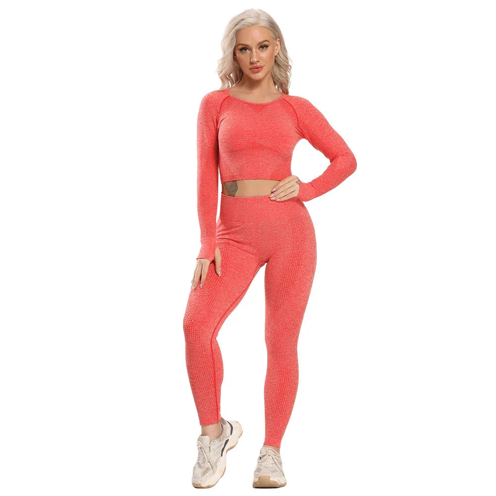 Women Long Sleeve Tracksuit Active Wear