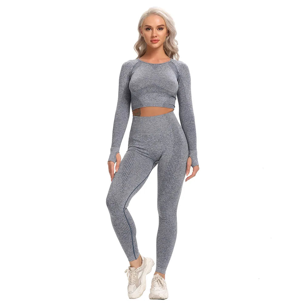 Women Long Sleeve Tracksuit Active Wear