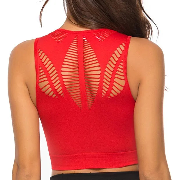 Yoga Vest Backless Quick Dry Top