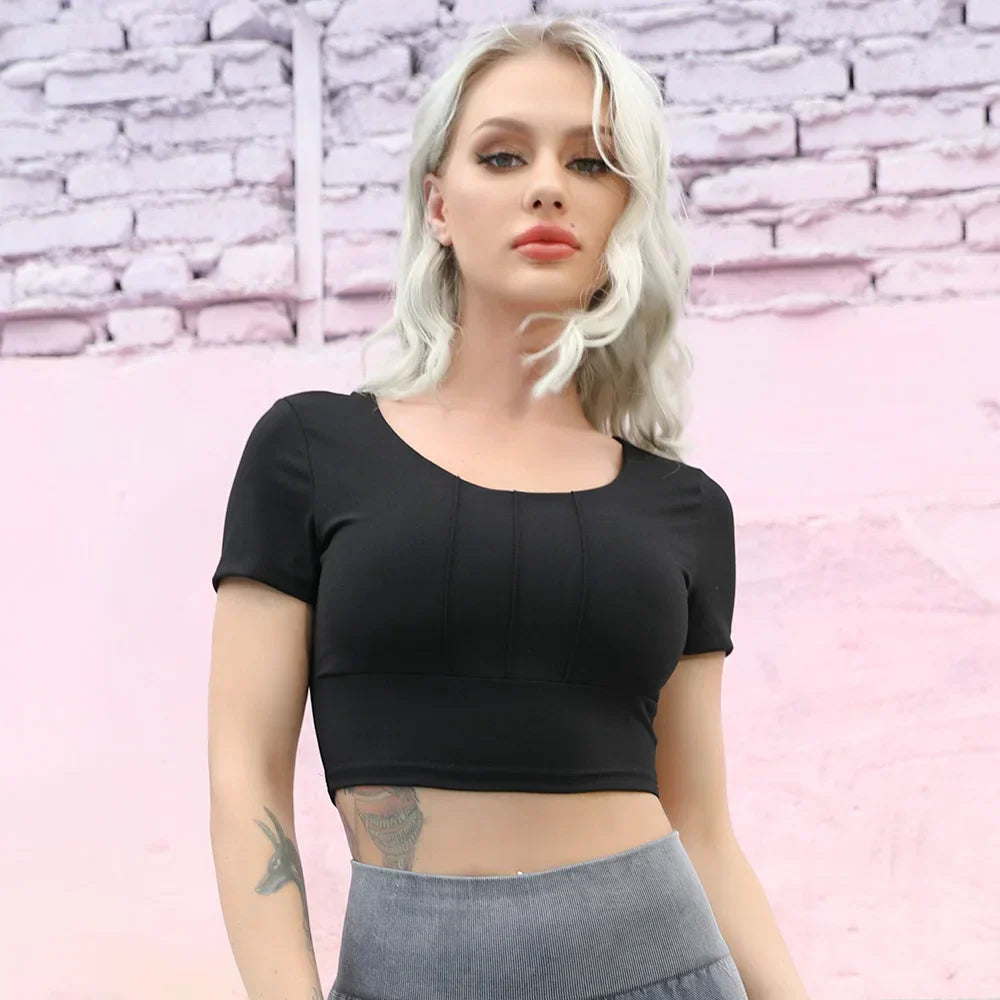 Seamless Yoga Fitness Women Top
