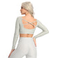 Sexy Backless Yoga Tops for Fitness