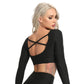 Sexy Backless Yoga Tops for Fitness