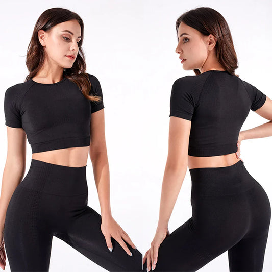 Seamless Yoga Gym Sports Suit