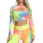 Sexy Training Textured Yoga Top
