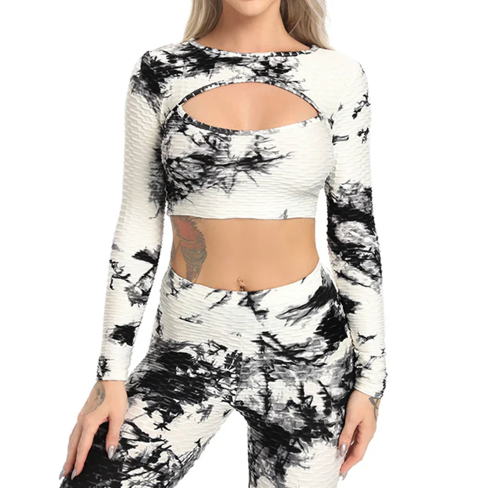 Sexy Training Textured Yoga Top
