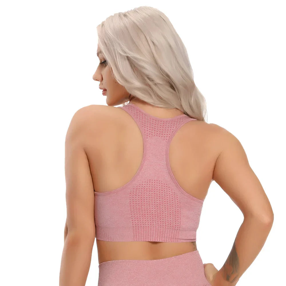 Seamless Sexy Yoga Vest Workout Sports Bra
