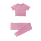 Long Sleeve Crop Top Sports Suit