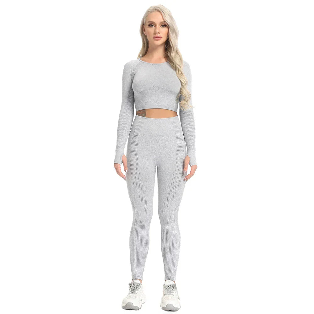 Women Long Sleeve Tracksuit Active Wear