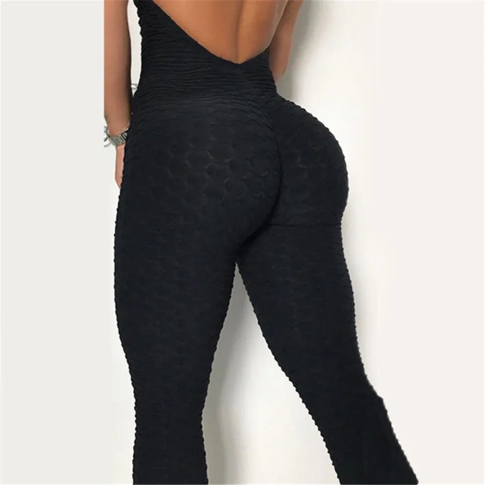 Backless Leggings One Piece Sexy Female Suit