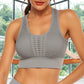 Solid Quick Dry Running Gym Sport Bra