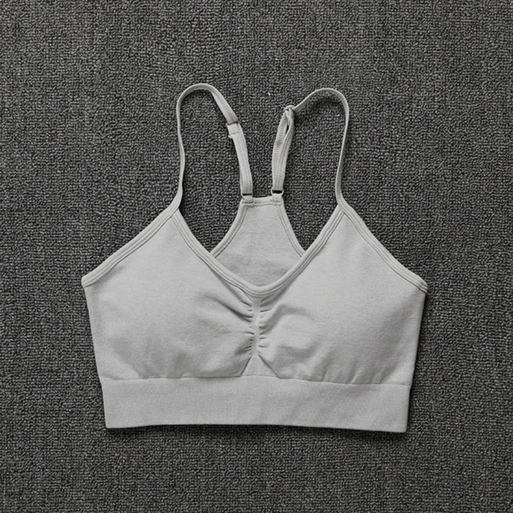 Seamless Sexy Yoga Vest Workout Sports Bra