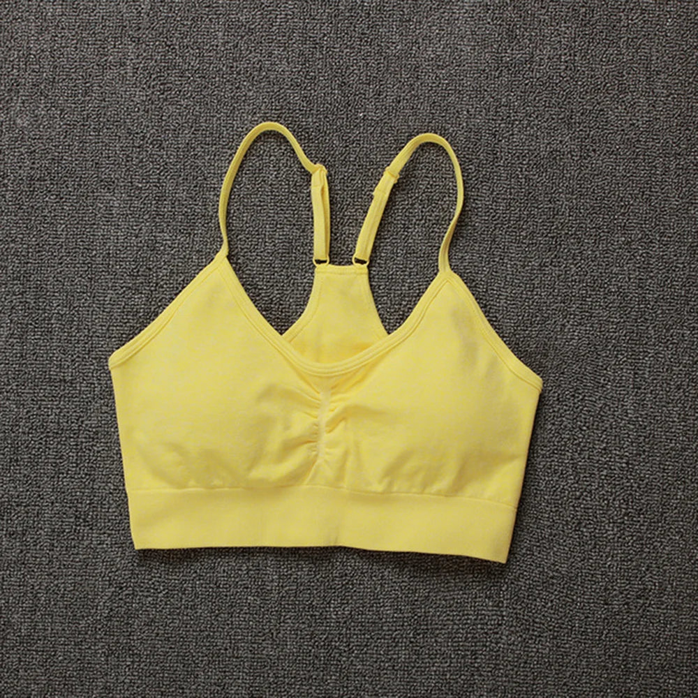 Seamless Sexy Yoga Vest Workout Sports Bra