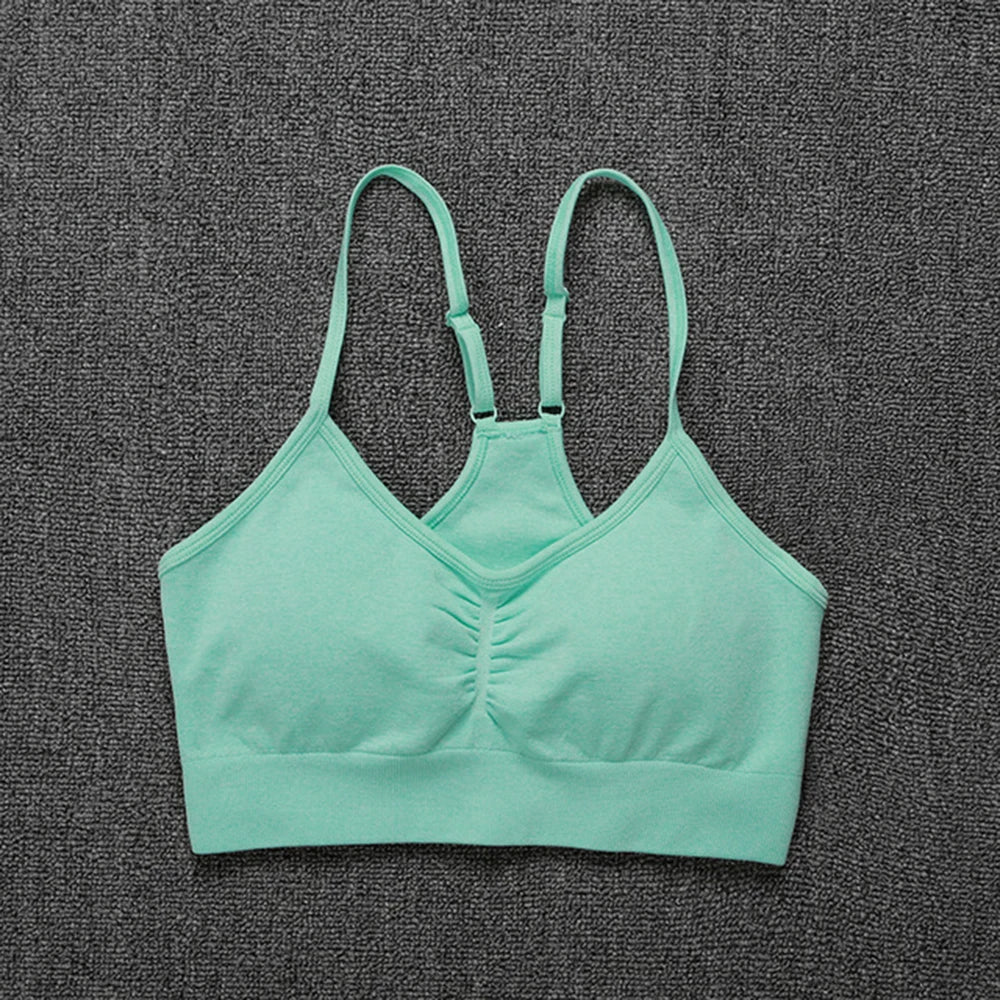 Seamless Sexy Yoga Vest Workout Sports Bra
