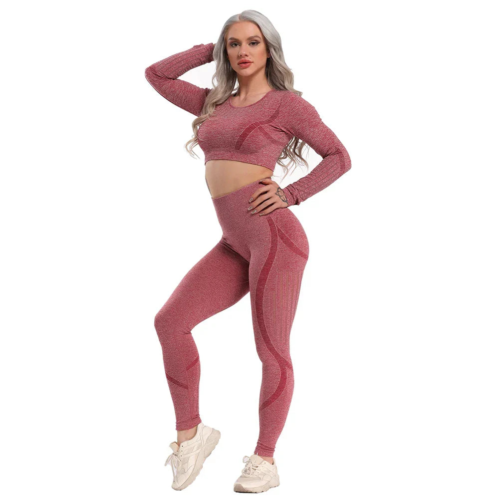 Seamless Sportswear Gym Sports Suits