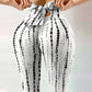 Yoga Pants Bow Tie Women Leggings Tights High Waist