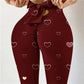 Yoga Pants Bow Tie Women Leggings Tights High Waist