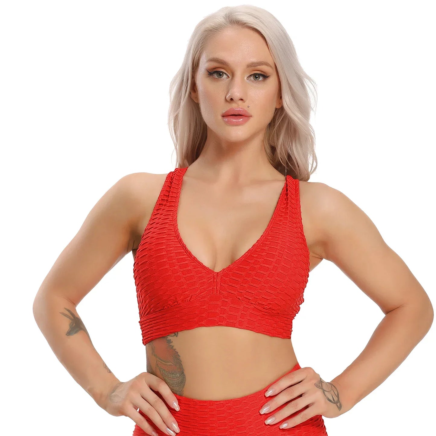 Seamless Sexy Yoga Vest Workout Sports Bra