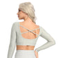 Sexy Backless Yoga Tops for Fitness