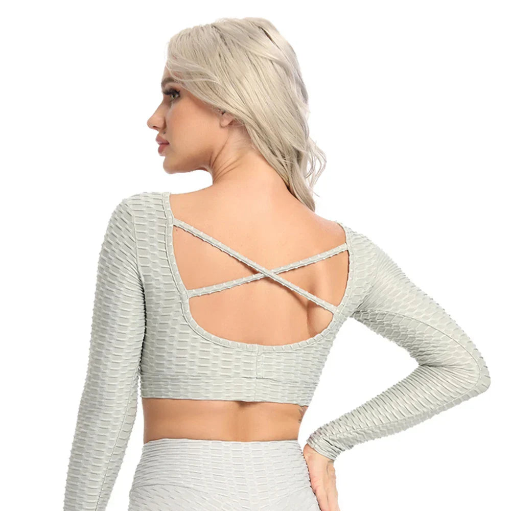 Sexy Backless Yoga Tops for Fitness