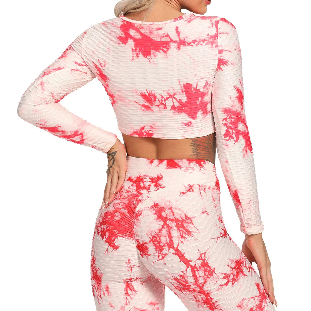 Sexy Training Textured Yoga Top