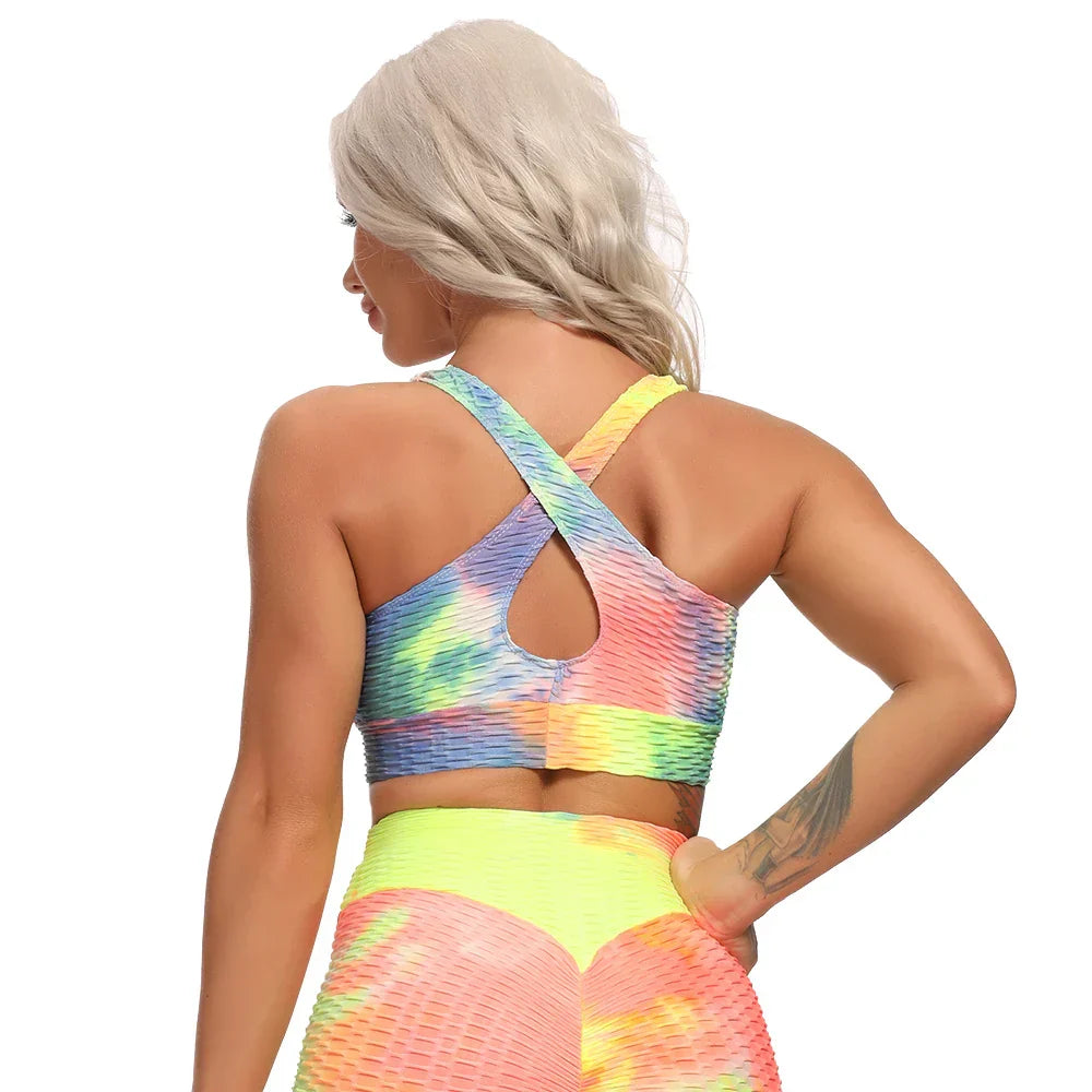 Sexy Training Textured Yoga Top