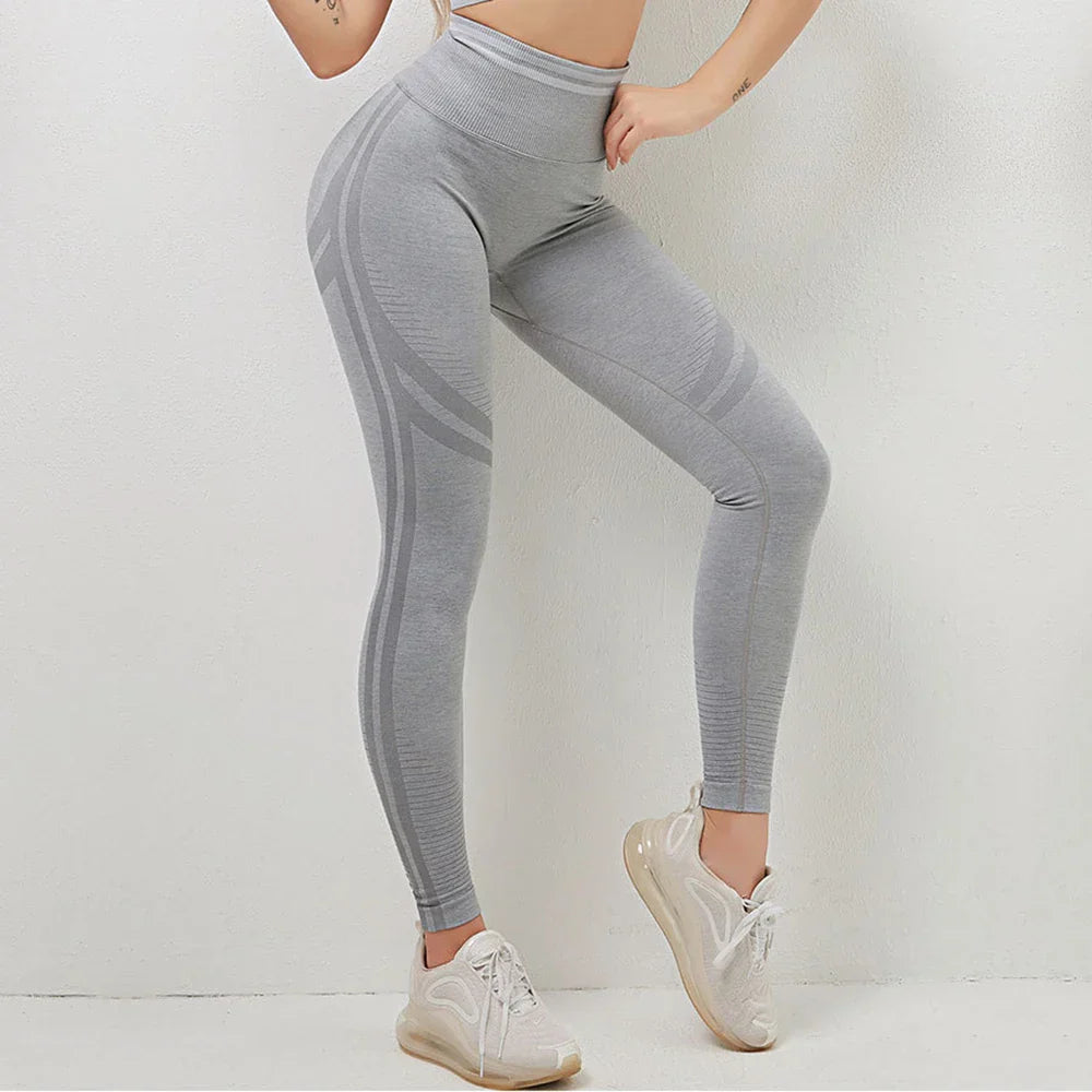High Waist Push Up Workout Elastic Tights