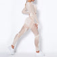 Long Sleeve Crop Top High Waist Legging