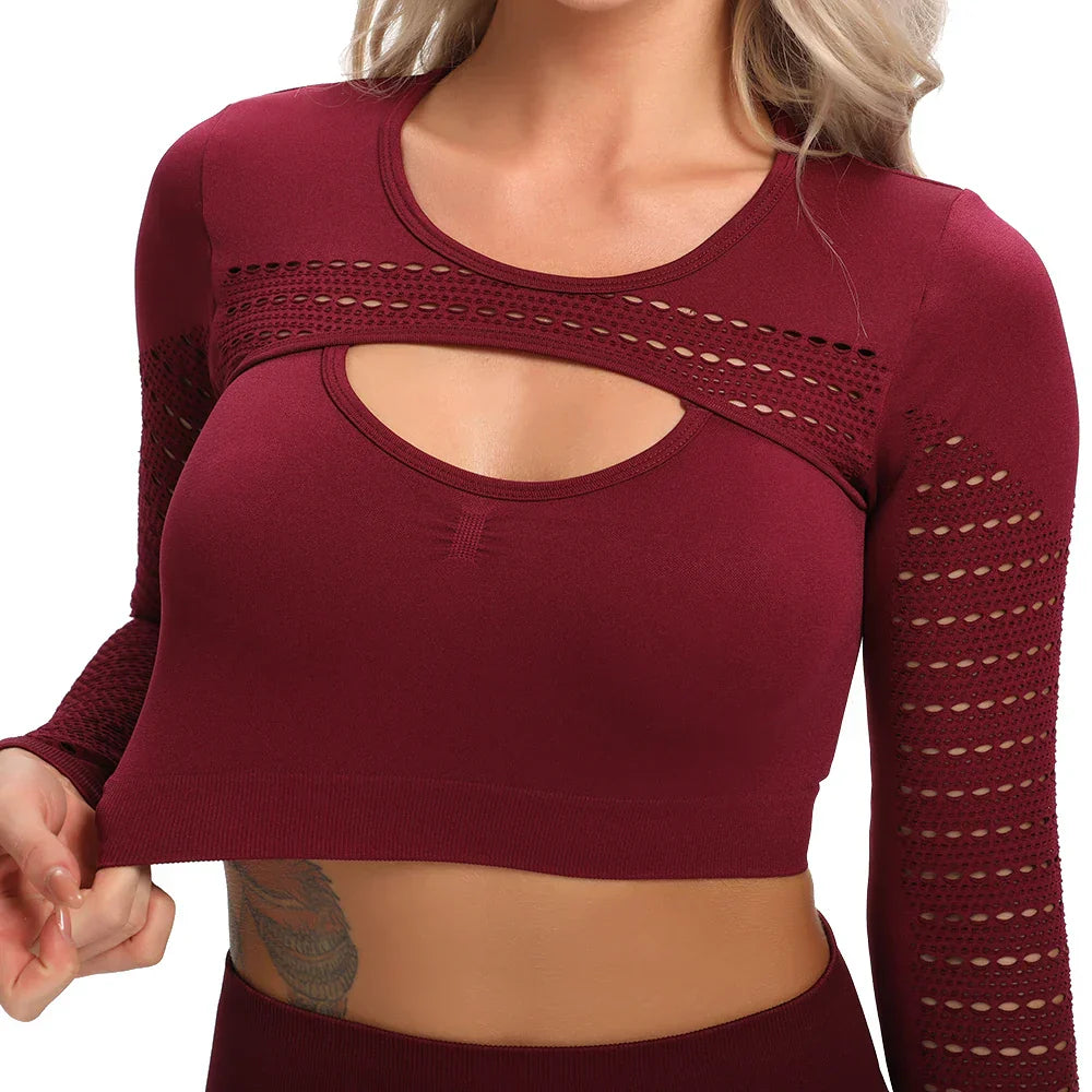 Long Sleeve Workout Tops for Women