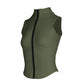 Women Sport Tops Zipper Sleeveless Yoga Shirt Girls Quick Dry Running Vest Elastic Slimming Sportwear Gym Workout Tank Top Woman