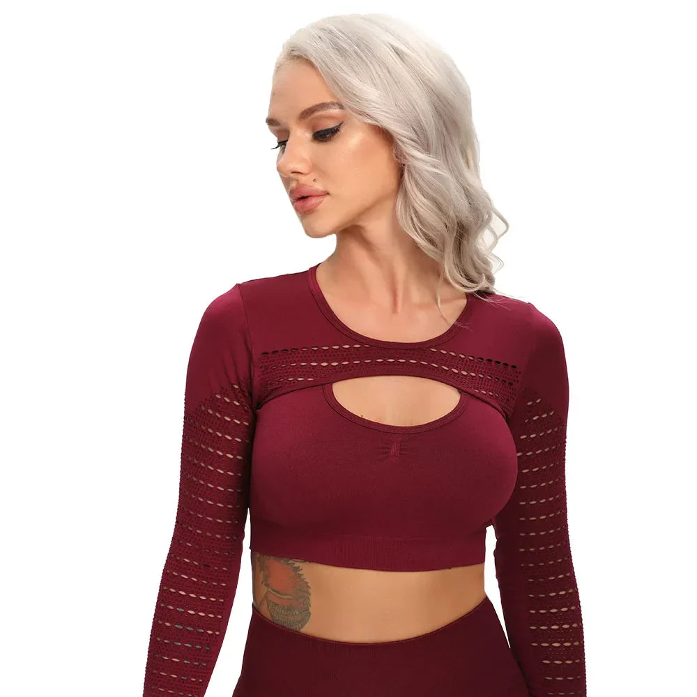 Long Sleeve Workout Tops for Women