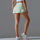 Outdoor Sports Yoga Skirt Badminton Tennis Skirt High Waist Breathable Sweat Skirt Active Athletic Yoga Fitness Skirt Short